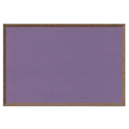United Visual Products Decor Wood Combo Board, 48"x36", Walnut/White Porcelain & Blue Spruce UV703DEFAB-WALNUT-WHTPORC-BLSPRU
